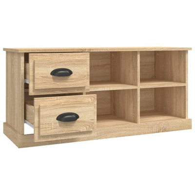 vidaXL Szafka pod TV, kolor dąb sonoma, 102x35,5x47,5 cm