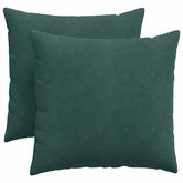 Poduszki na sofę 2 pcs Ciemna zieleń 45 x 45 cm