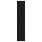 Szafka na buty z półką 2 pcs Czarny Dąb 60 x 18 x 90 cm