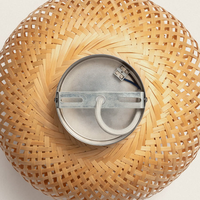 Plafon Boho z Bambusa ?30cm Abruzzo Mia E27