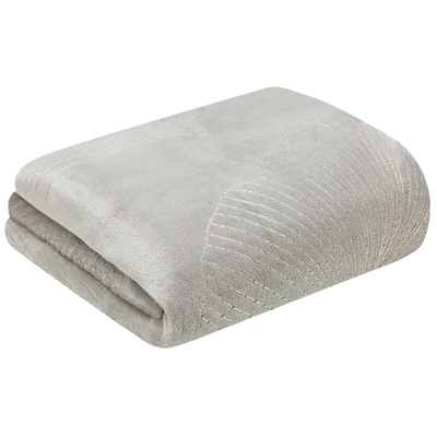Fla srebrny 150x200 Koc