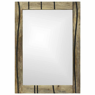 Lustro łazienkowe Prostokątny naturalny 50 x 2,5 x 70 cm