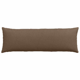 Poduszki na sofę 2 pcs Brązowy 120 x 40 cm tkanina