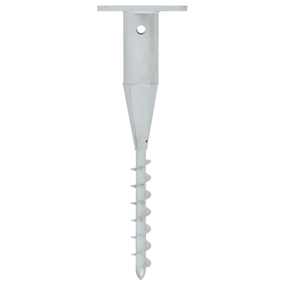 Podstawa pod parasol, wkręcana w ziemię, 16x16x52 cm, stal