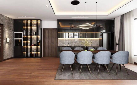 Lampa wisząca LED serii Vertikalne 65W PIANO