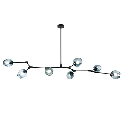 Lampa sufitowa Abigali SMOKEY 9xE27