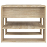 vidaXL Stolik kawowy, dąb sonoma, 55,5x55x45, materiał drewnopochodny