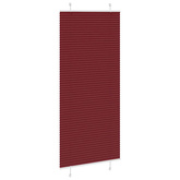 Roleta plisowana Bordowy Czerwony 100x200 cm Szerokość tkaniny