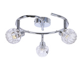 Lampa sufitowa spirala 3X40W G9 chrom BOMBOLA 98-70326