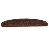 Maty na schody 15 szt. 65x21x4 cm Brązowe półokrągłe duże