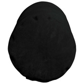 Poduszki Wałkowe 2 pcs Czarny ? 15 x 40 cm Tkanina mikrofibrowa