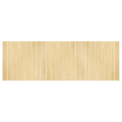 Dywan prostokątny, jasny naturalny, 100x300 cm, bambusowy vidaXL