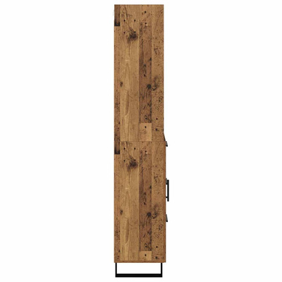 Highboard 2 szt. Stare drewno 69,5 x 34 x 180 cm