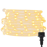 Lina świetlna z 2400 diodami LED Ciepła biel 100 m PVC