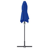 Parasolka ogrodowa 370 x 197 x 239 cm Poliester i aluminium