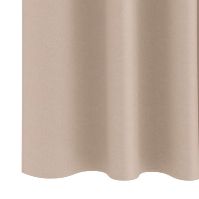 Firany blackout z kółkami 2 pcs Ciemnoszary 140 x 140 cm