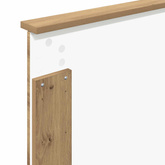 Ramka łóżka Dąb rzemieślniczy 75 x 190 cm Lite drewno sosnowe