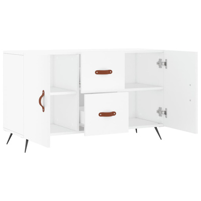 vidaXL Komoda, biała, 100x36x60 cm, materiał drewnopochodny