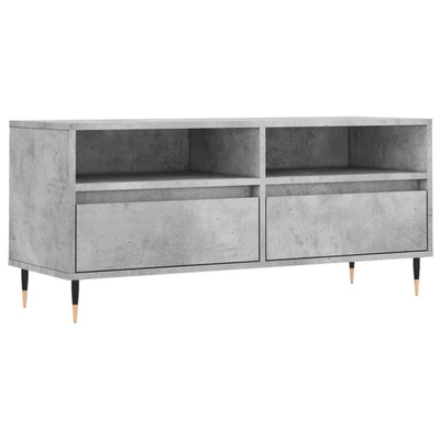 vidaXL Szafka pod TV, szarość betonu, 100x34,5x44,5 cm