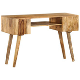 vidaXL Biurko z litego drewna mango, 115 x 47 x 76 cm