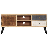 vidaXL Szafka pod TV, 115 x 30 x 47 cm, lite drewno mango