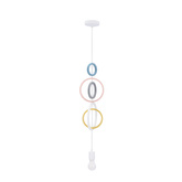 Hoops 5 lampa wisząca 1x20w E27 iq kids mix kolor