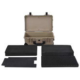 Twarda walizka piaskowy 56 x 35 x 23 cm Polipropylen i ABS