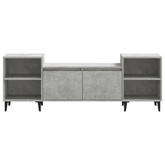 vidaXL Szafka pod TV, szarość betonu, 160x35x55 cm
