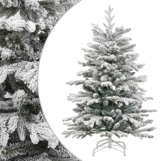 Sztuczna choinka zawiasowa, ośnieżona, 210 cm