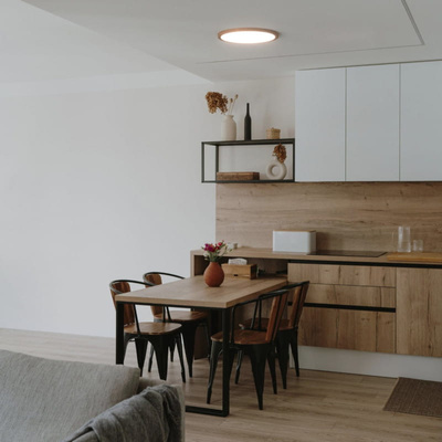 Plafon Okrągły CCT 3000-6000K LED 40W 50cm Abruzzo Maze