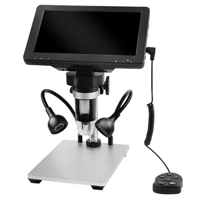 Mikroskop Edukacyjny Cyfrowy Pilot Przewodowy 1200X LCD 7 CALI HD Kamera