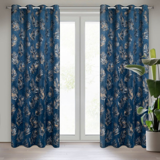 Zasłona Przel granatowa 140x250 model standard