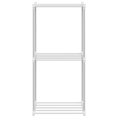 Półka rurkowa Biały 42,5 x 27 x 91,5 cm Aluminium