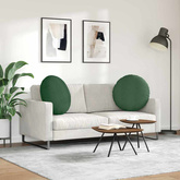 Poduszki na siedziska 2 pcs Ciemna zieleń ?60 x 21 cm