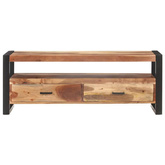 vidaXL Szafka pod TV, 120x35x45 cm, drewno z miodowym wykończeniem