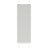 Roleta plisowana jasnoszara 40x100 cm Szerokość tkaniny 39,4 cm
