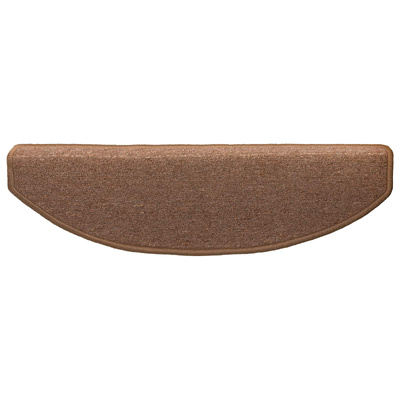 Samoprzylepne maty na schody 15 pcs brązowy 80 x 24,5 x 3,5 cm