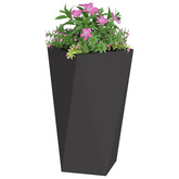 Donica 2 pcs Czarny 40 x 40 x 75 cm Stal