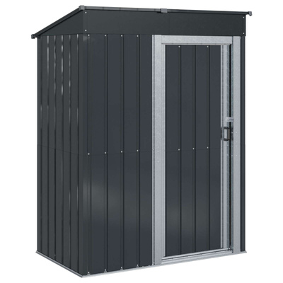 Schowki ogrodowe Antracyt 137 x 81 x 180 cm Metal