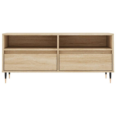 vidaXL Szafka pod TV, dąb sonoma, 100x34,5x44,5 cm
