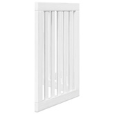 Składana bramka zabezpieczająca dla psa, 3 panele, biała, 150cm