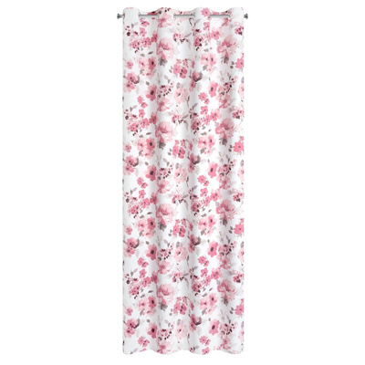 Zasłona Caren biała 140x250