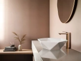 Bateria umywalkowa wysoka neri plus invena trend miedź