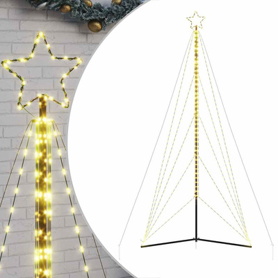 Choinka LED 615 LEDs Ciepła biel 404,5 cm