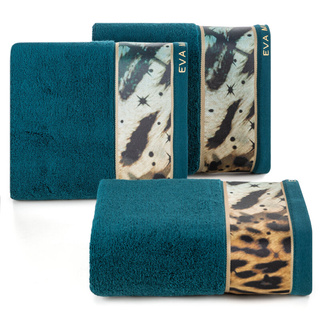 Ręcznik Eva ciemnoturkusowy 50x90