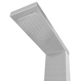 vidaXL Panel prysznicowy ze stali nierdzewnej, kwadratowy