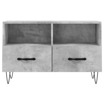 vidaXL Szafka pod TV, szarość betonu, 80x36x50 cm wariant 7
