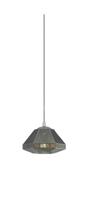 Designerska geometryczna Lampa wisząca ETCHi – CHROME E27 AD306