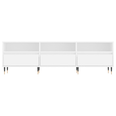 vidaXL Szafka pod TV, biała, 150x30x44,5 cm, materiał drewnopochodny wariant 5