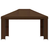Altana 4 × 3 m brązowy Poliester i Stal 190 gsm